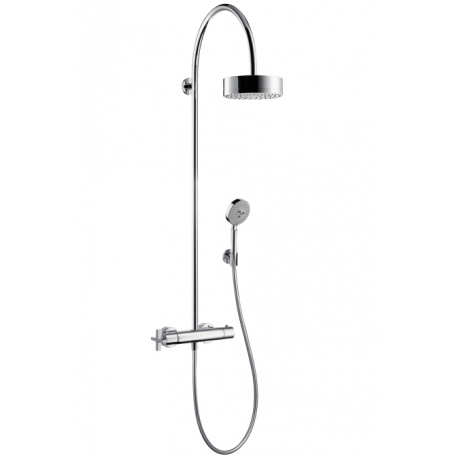 Hansgrohe sprchová súprava Showerpipe s termostatom Axor Citterio chróm kód 39670000